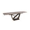 Vivian Extending Dining Table Rectangle 1800/2600Brown