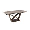 Vivian Extending Dining Table Rectangle 1800/2600Brown