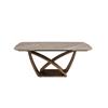Vivian Extending Dining Table Rectangle 1800/2600Brown