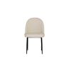 Valerie Dining Chair Leather Taupe Cream