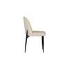 Valerie Dining Chair Leather Taupe Cream