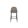 Valerie Bar Stool Leather Grey