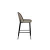Valerie Bar Stool Leather Grey