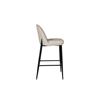 Valerie Bar Stool Leather Taupe