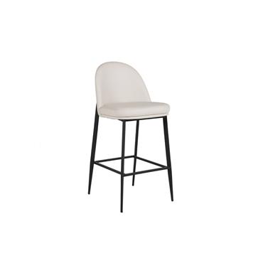 Valerie Bar Stool Leather Taupe