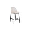 Valerie Bar Stool Leather Taupe