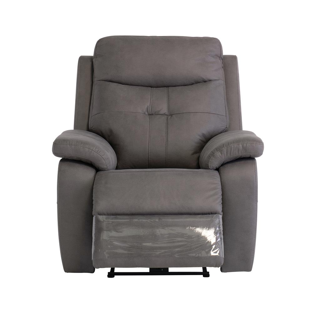 Powered Fabric Recliner Grey Castle Davitt Furniture Ireland