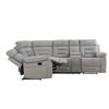 Wesley Console Sectional Grey