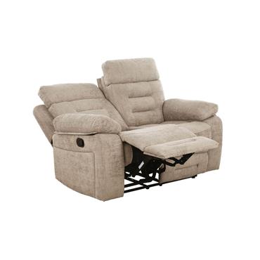 Wesley 2 Seater Manual Recliner Latte