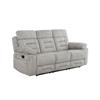 Wesley 3 Seater Manual Recliner Grey