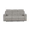 Wesley 3 Seater Manual Recliner Grey