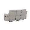 Wesley 3 Seater Manual Recliner Grey