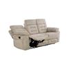 Wesley 3 Seater Manual Recliner Latte