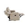Wesley 3 Seater Manual Recliner Latte