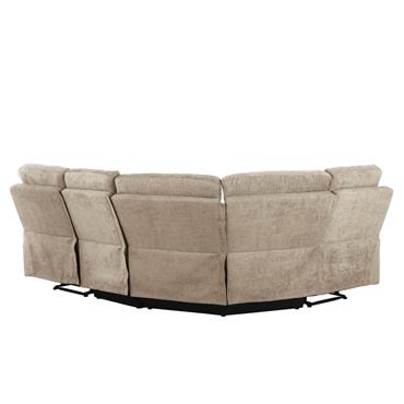 Wesley Corner Group Manual Recliner Latte