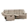 Wesley Corner Group Manual Recliner Latte