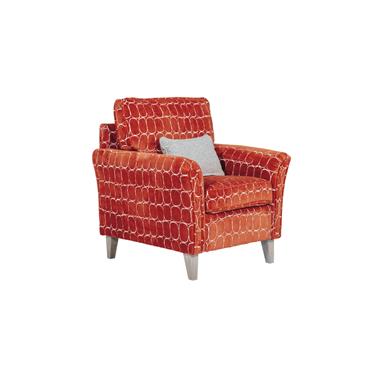 Weston Accent Chair Rust