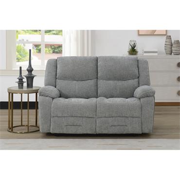Wendy 2 Seater Manual Recliner Grey