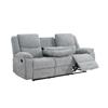 Wendy 3 Seater Manual Recliner Grey