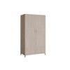 Zara Wardrobe 2 Doors 2 Drawers