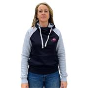 Grasstec Ladies Hoodie with Pink Logo