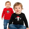 Christmas Calf Baby LS T-Shirt