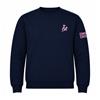 Cows & Coffee Sweatshirt Pink Embroidery