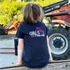 Kids - Girls Who Farm - Navy T-Shirt