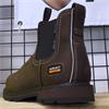 Groundbreaker Chelsea Waterproof Steel Toe Work Boot – Dark Brown / Black