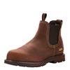 Groundbreaker Chelsea Waterproof Steel Toe Work Boot – Dark Brown / Black