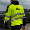 Grasstec Hi-Vis Yellow & Black Hoodie
