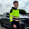 Grasstec Hi-Vis Yellow & Black Hoodie