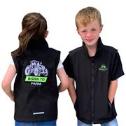 Kids Born To Farm Softshell Gilet