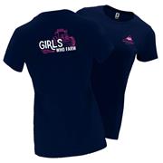 Girls Who Farm - Navy T-Shirt