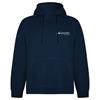 Mens Cows & Coffee Navy Hoodie Embroidered