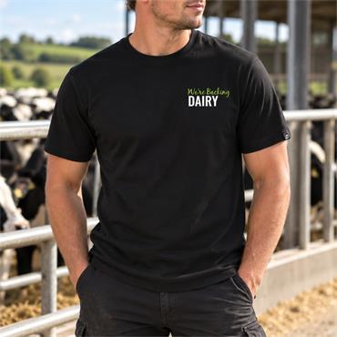 Mens Performance T-Shirt Backing Dairy