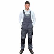 Grey Bib and Brace Overalls