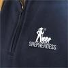 Women's - Shepherdess - Navy Quarter Zip Sweatshirt