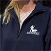 Women's - Shepherdess - Navy Quarter Zip Sweatshirt