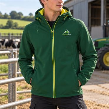 Green Softshell Grasstec Jacket