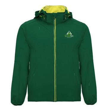 Green Softshell Grasstec Jacket