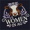 Women In Ag Hereford Hoodie Embroidery