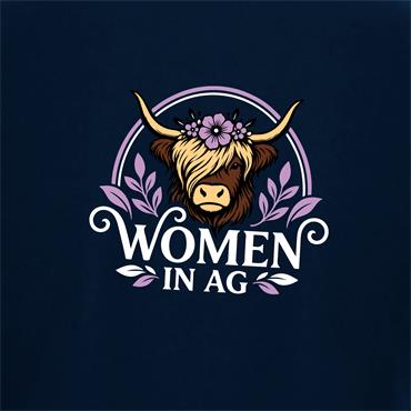 Women In Agriculture Highland - Navy Polo