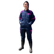 Womens Agri Overalls Two Tone Double Zip