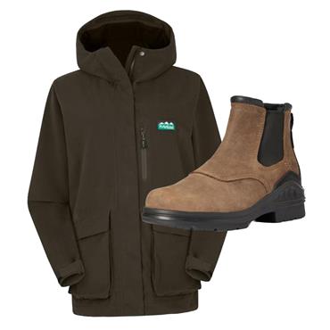 Women's Ridgeline Rhea Jacket & Ariat Barnyard Bundle