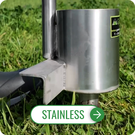 Stainless Steel Farm Solutions Milk Docket Holders, Dairy Tidy,  Soil core sampler