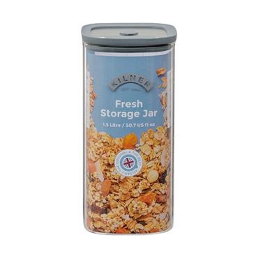 Kilner Fresh Storage Square Jar 1.5L