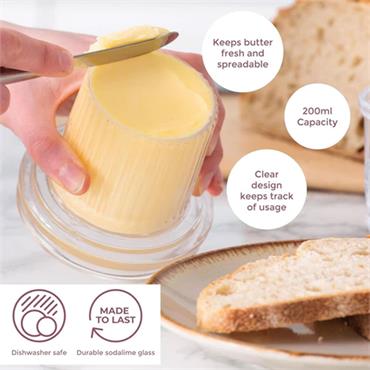 Kilner Glass Butter Crock