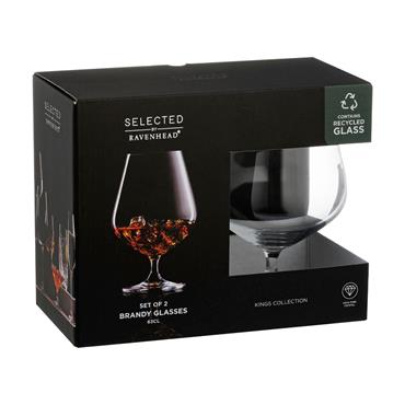 Kings Brandy Glasses Set Of 2