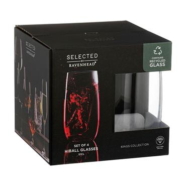 Kings Hiball Glasses Set Of 4